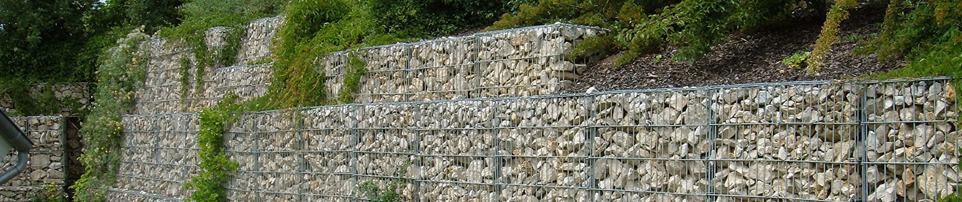 Забор из габионной сетки