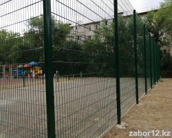 Монтаж спортивной площадки в Бостандыкском районе